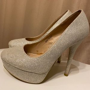 Silver heels